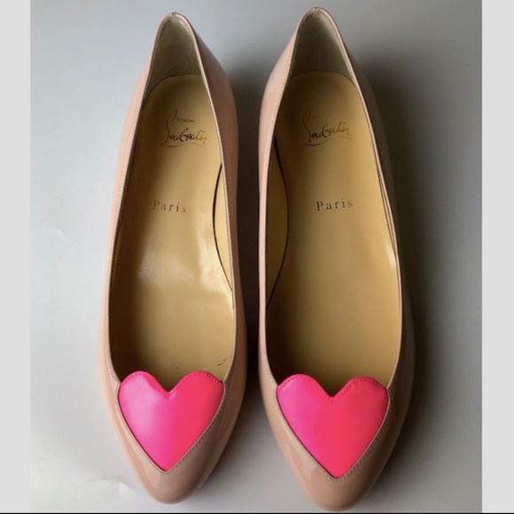 Christian Louboutin Shoes - Louboutin Doracora Flat Patent Ballerina  Euro 37